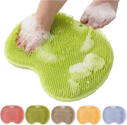SoleScrub – Hands-Free Silicone Foot Scrubber Mat