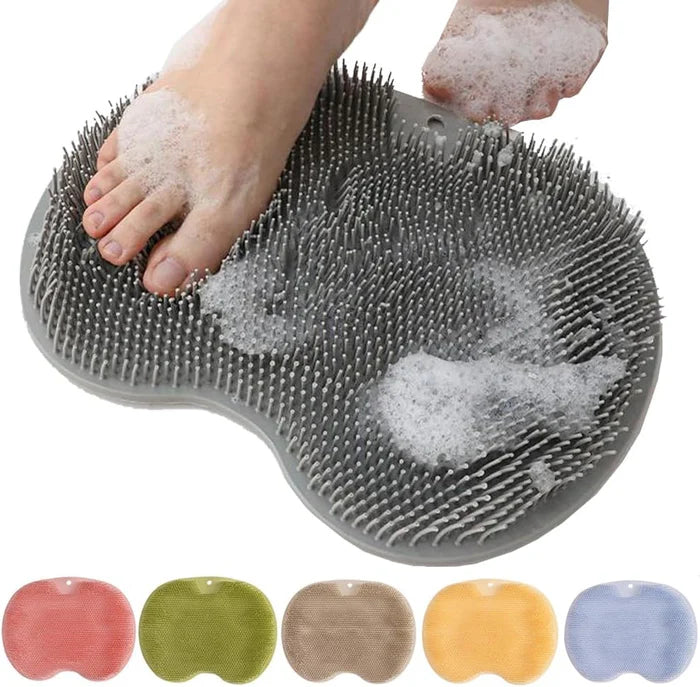 SoleScrub – Hands-Free Silicone Foot Scrubber Mat