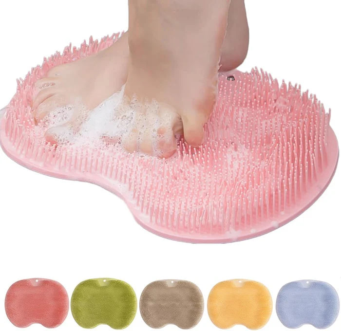SoleScrub – Hands-Free Silicone Foot Scrubber Mat