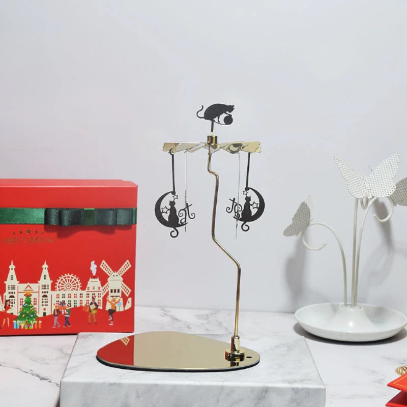 GlowSpin – Rotating Candle Holder