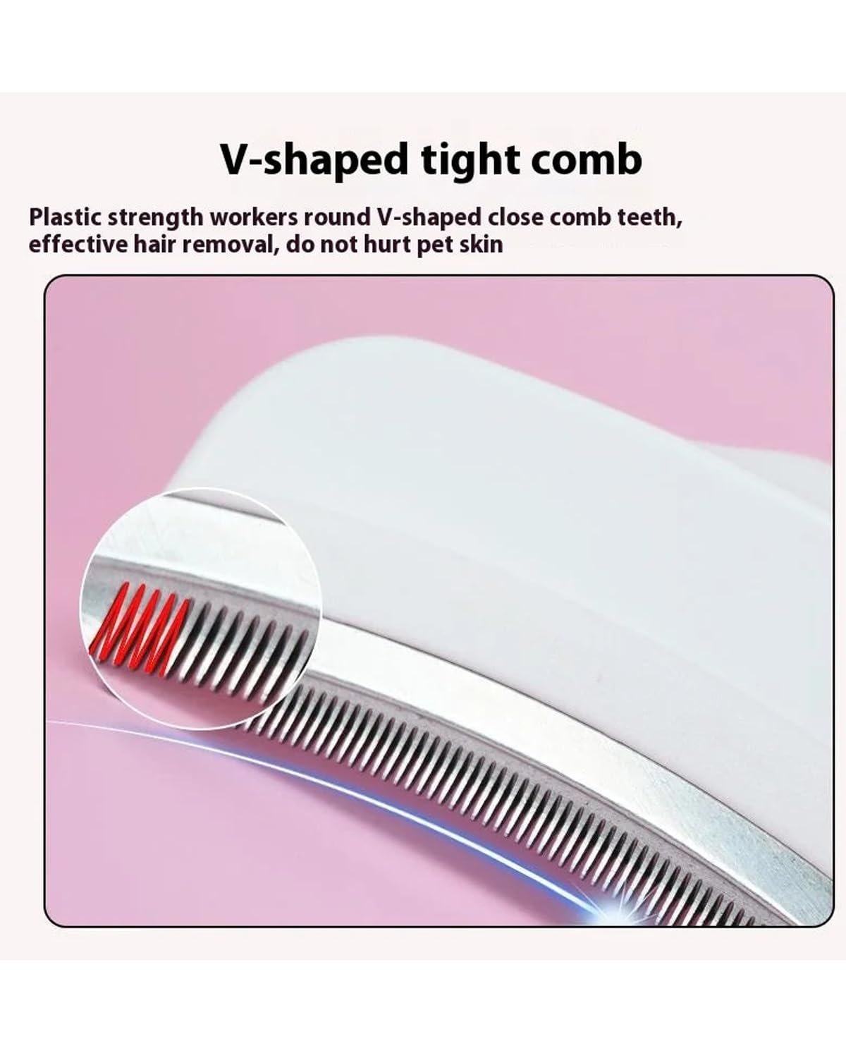 SheddyFix – V-Tooth Pet Deshedding Comb