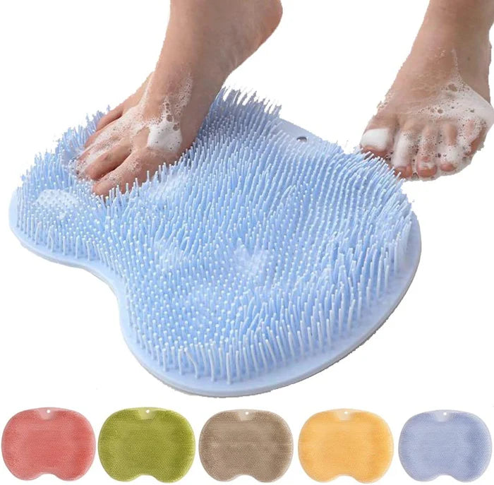 SoleScrub – Hands-Free Silicone Foot Scrubber Mat
