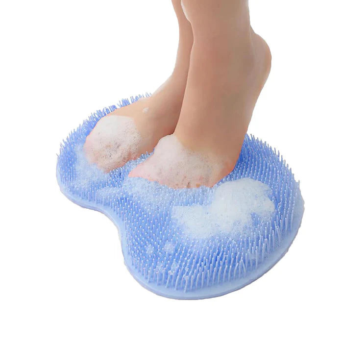 SoleScrub – Hands-Free Silicone Foot Scrubber Mat