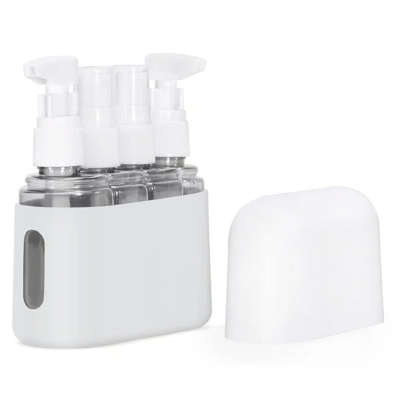 PackEase – Portable Shampoo Dispenser Kit