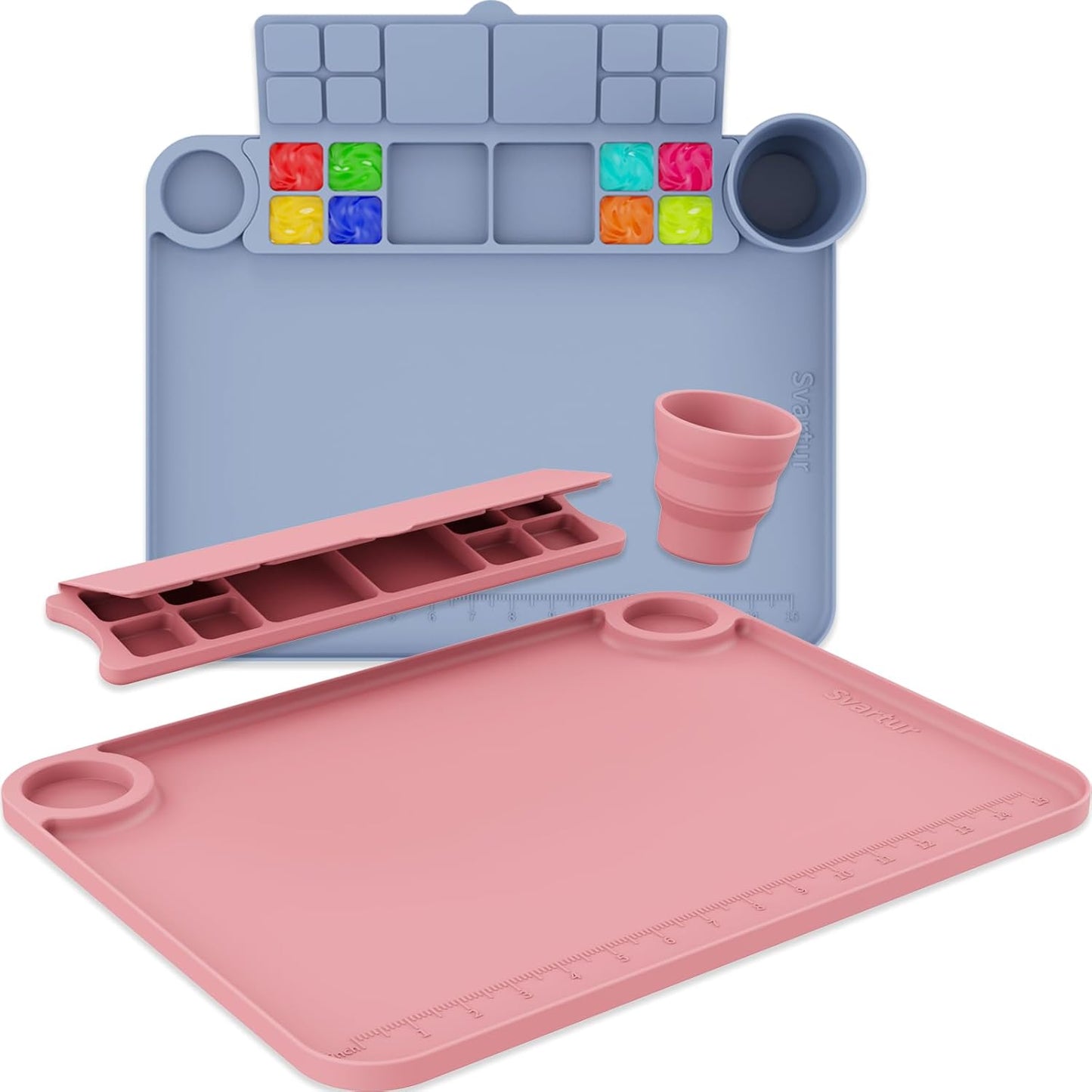 PalettePro - Silicone Mat with Paint Cup