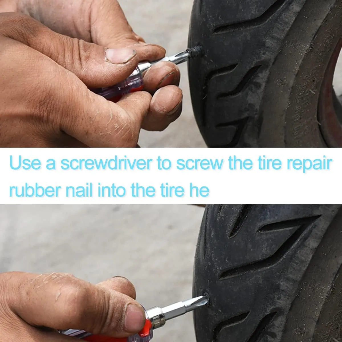 SealNail – Quick Tire Repair Rubber Plug Kit