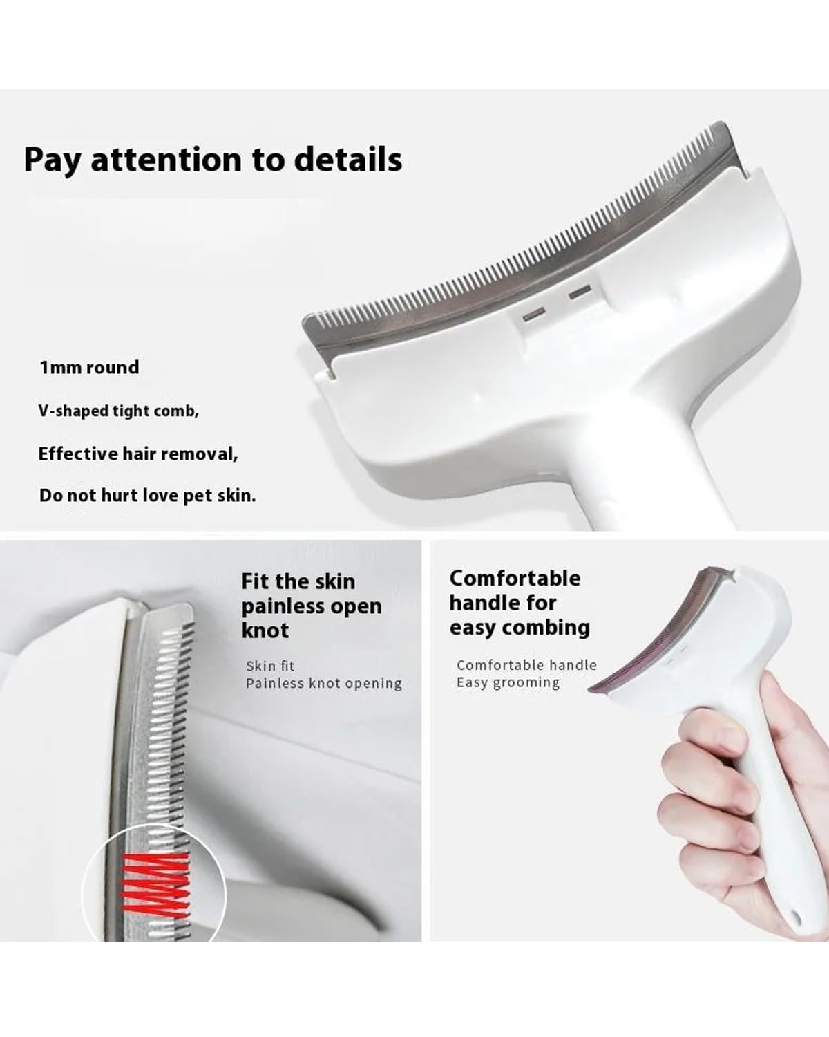 FurRelease – V-Tooth Deshedding Comb