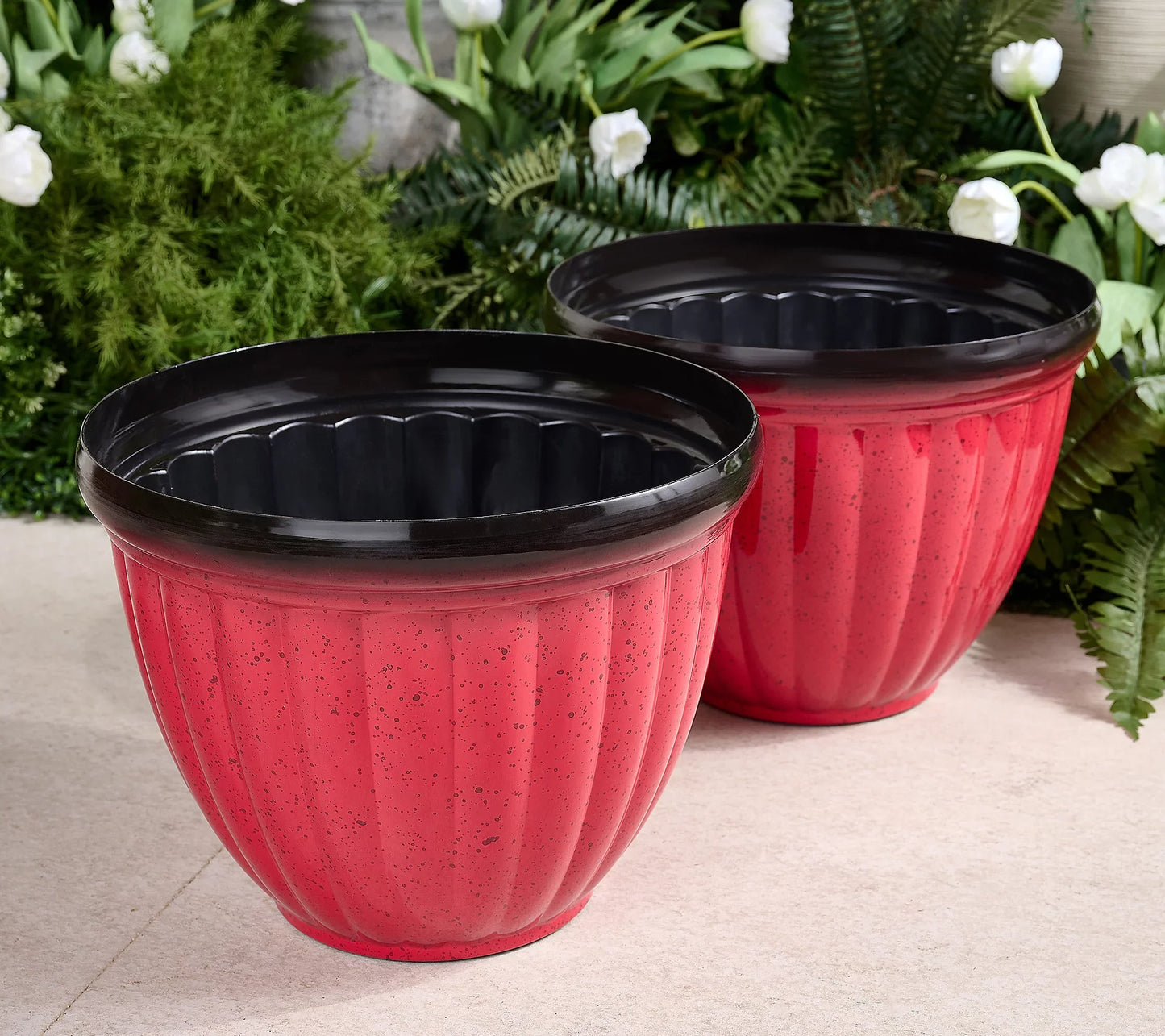 PlantGrace – Jennings Ribbed Planter Pots for Mother's Day