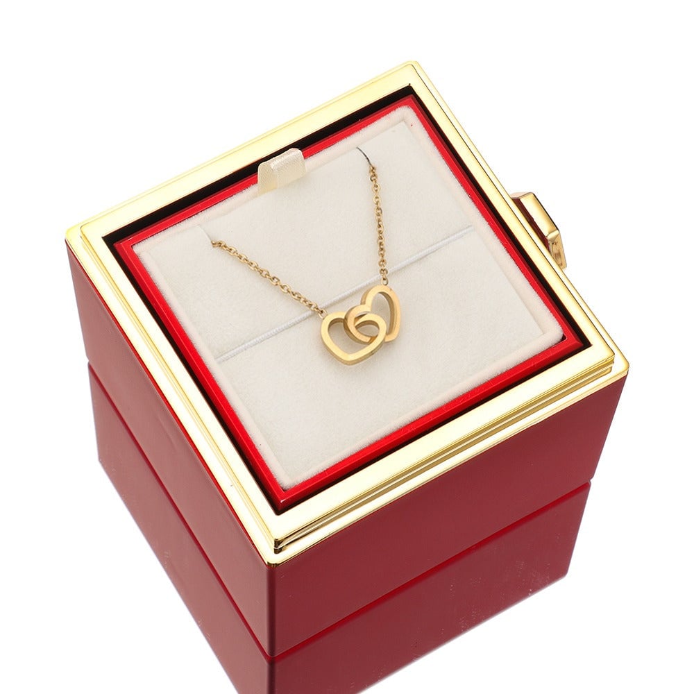 BlossomVault - Rose Treasure Box Necklace