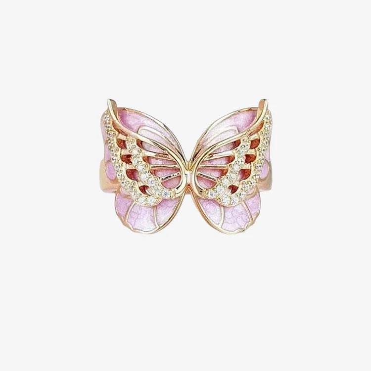 TwilightWings – Diamond Butterfly Ring