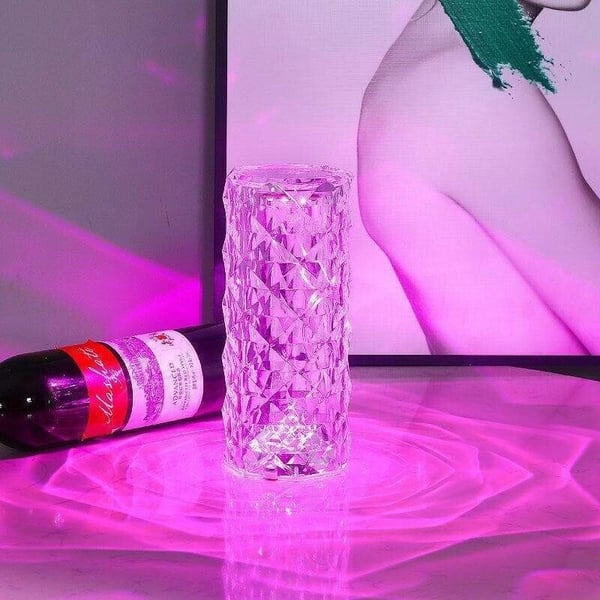 RoseAura – Color Changing Diamond Table Lamp
