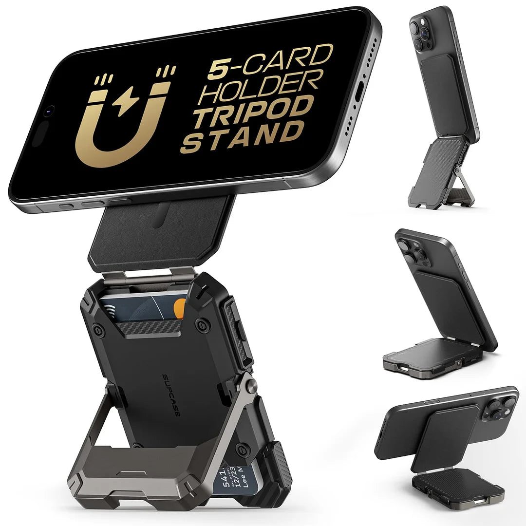 MagniHold – Magnetic Wallet & iPhone Stand