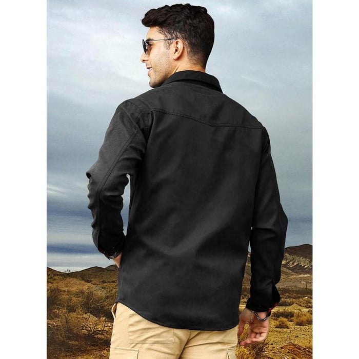 TimberWear – Men’s Flannel-Lined Shacket Jacket