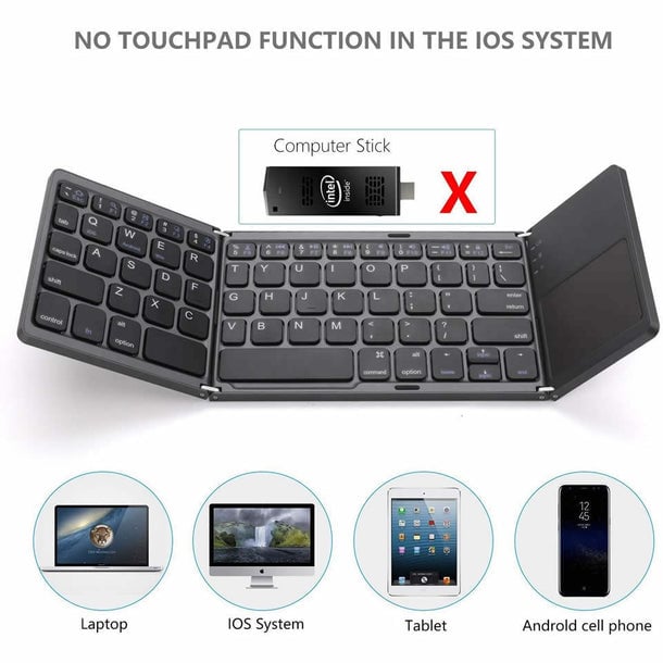 KeyFold – Bluetooth Touchpad Keyboard