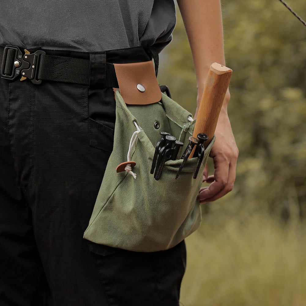 FieldCarry – Durable Leather Canvas Gear Pouch