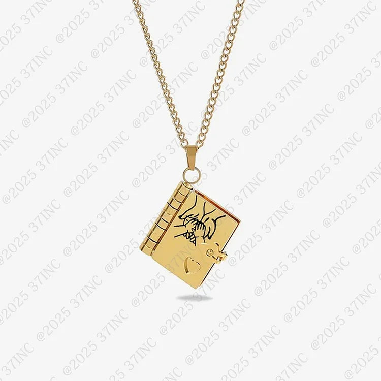 HeartScript - Daughter’s Love Story Book Necklace