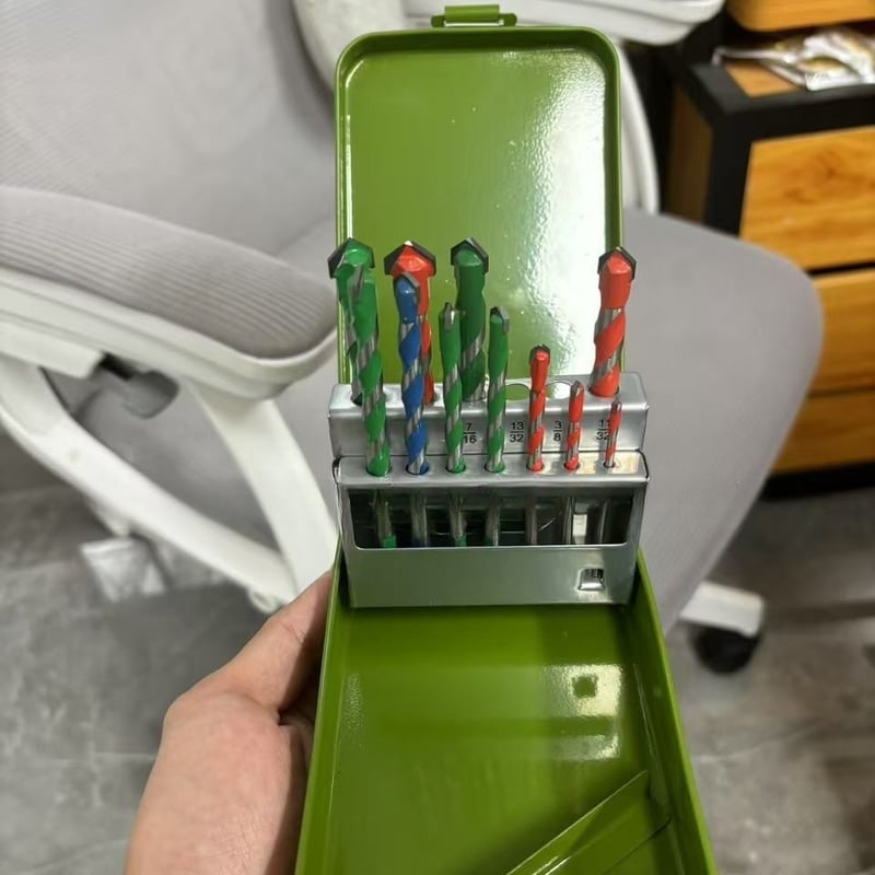 VersaDrill | Heavy-Duty Multipurpose Drill Bit Set (13 Pieces)