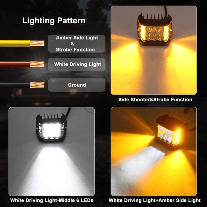 BlazeBeam – Dual Color Strobe Pods