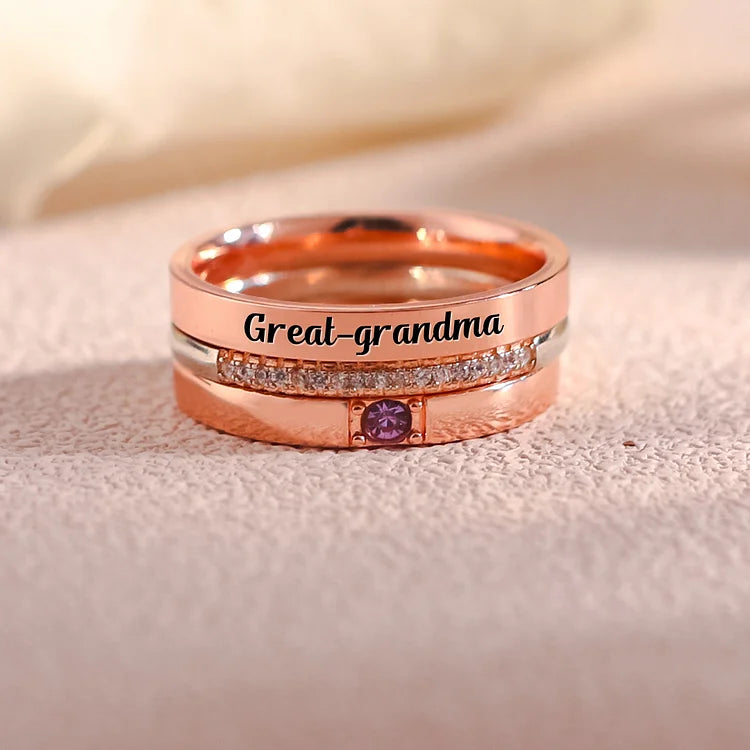 EternaGem – Custom Family Birthstone Ring