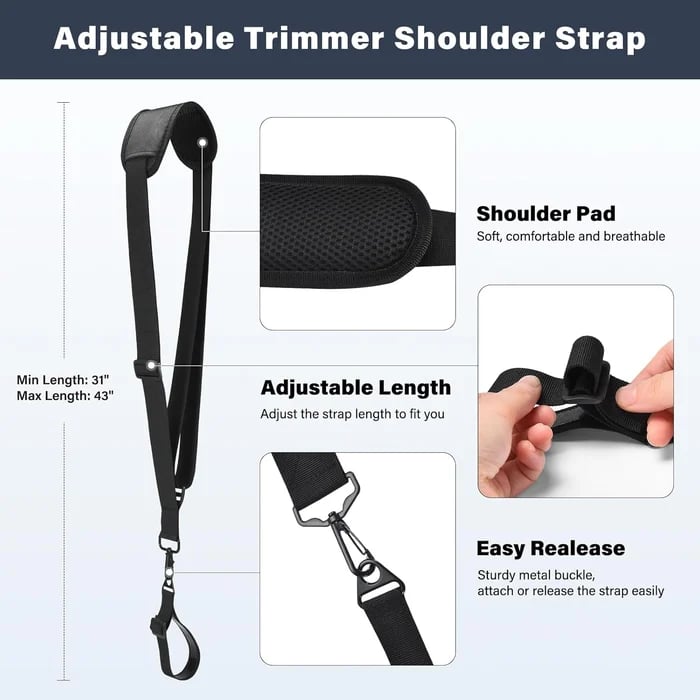 Ergonomic Weed Eater Handle Extension Weed Wacker Trimmer Grip