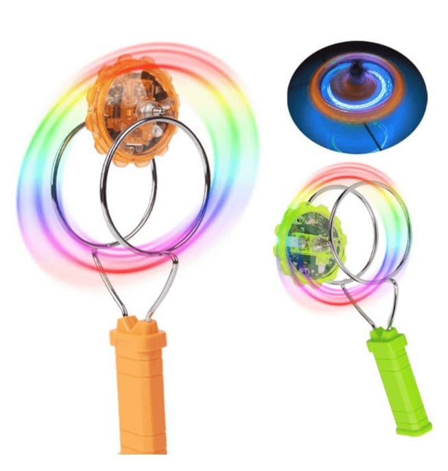 SpinGlow – LED Light Magnetic Fidget Gyro Spinner