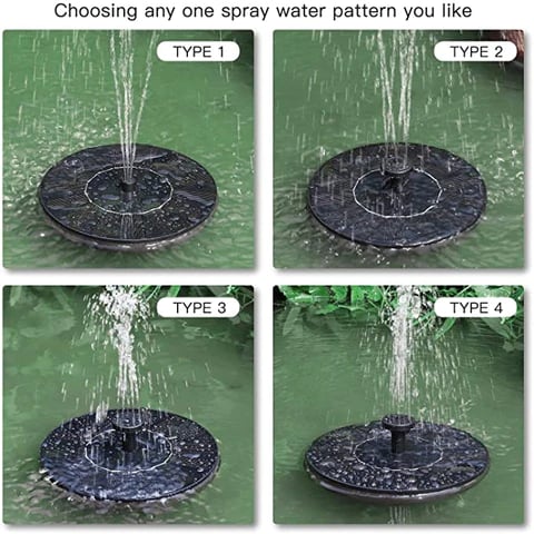 EcoRipple - Solar Garden Fountain
