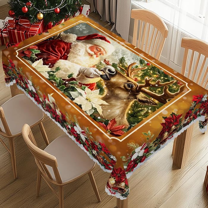HollyWeave – Festive Christmas Tablecloth