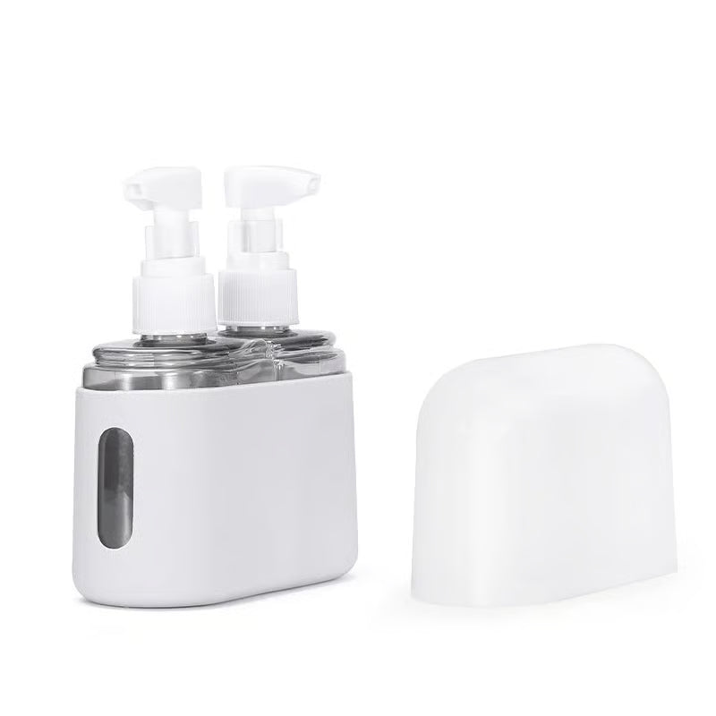 PackEase – Portable Shampoo Dispenser Kit