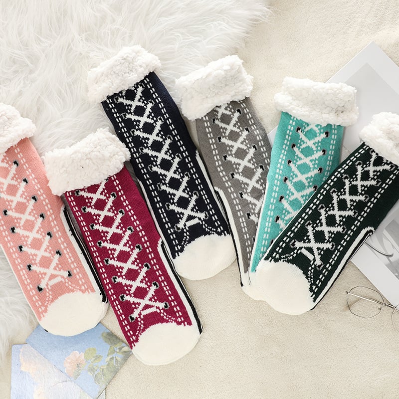 CashmereCloud - Ultra‑Thick Slipper Home Socks
