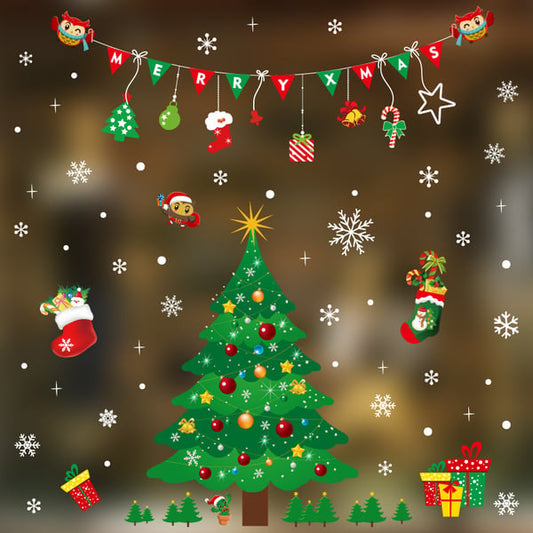 FrostyClings – Reusable Christmas Window Stickers