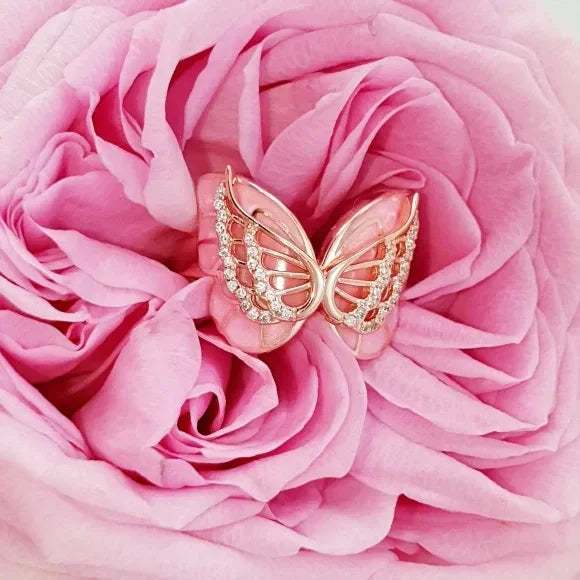 TwilightWings – Diamond Butterfly Ring