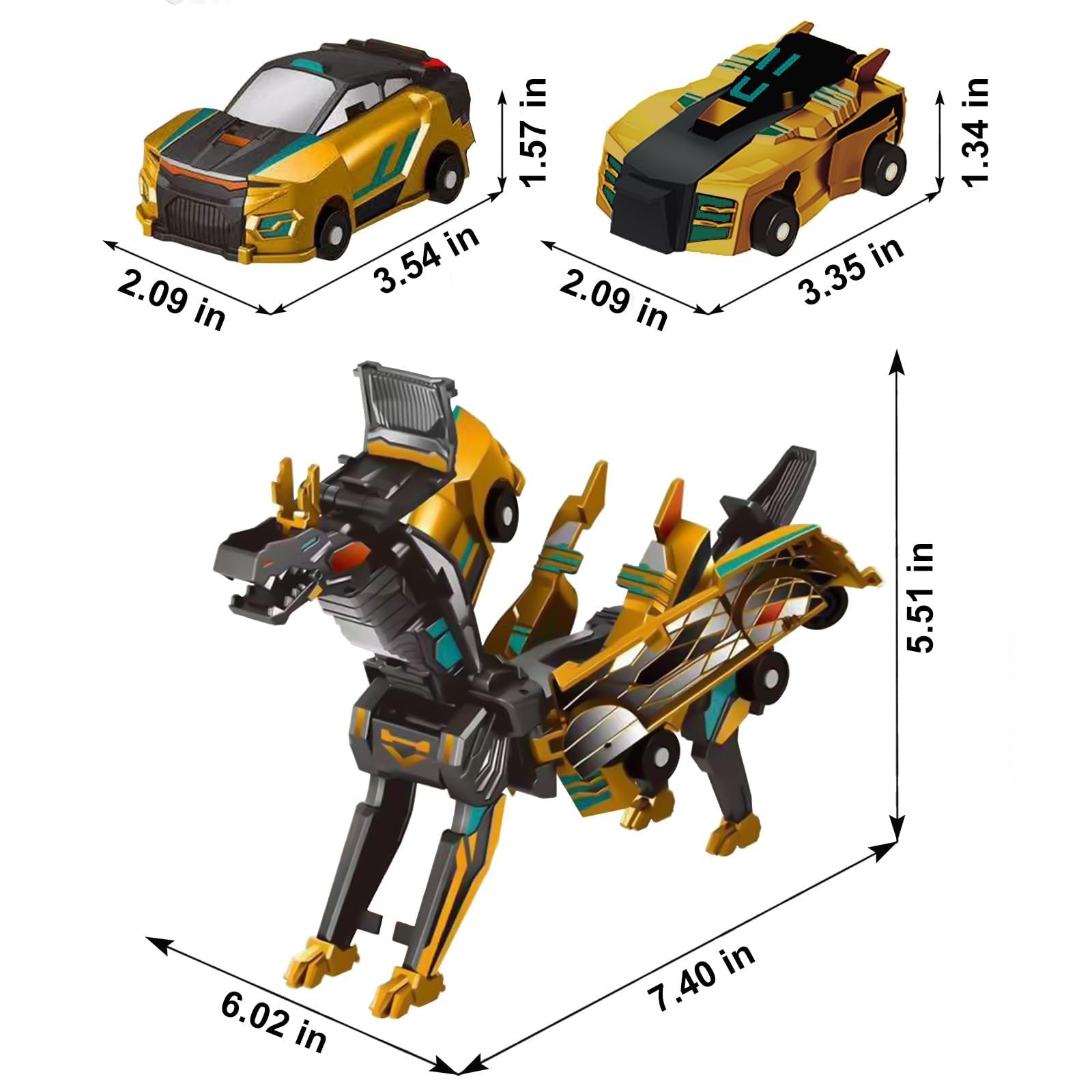 RoboDino – Collision Transforming Car Toy