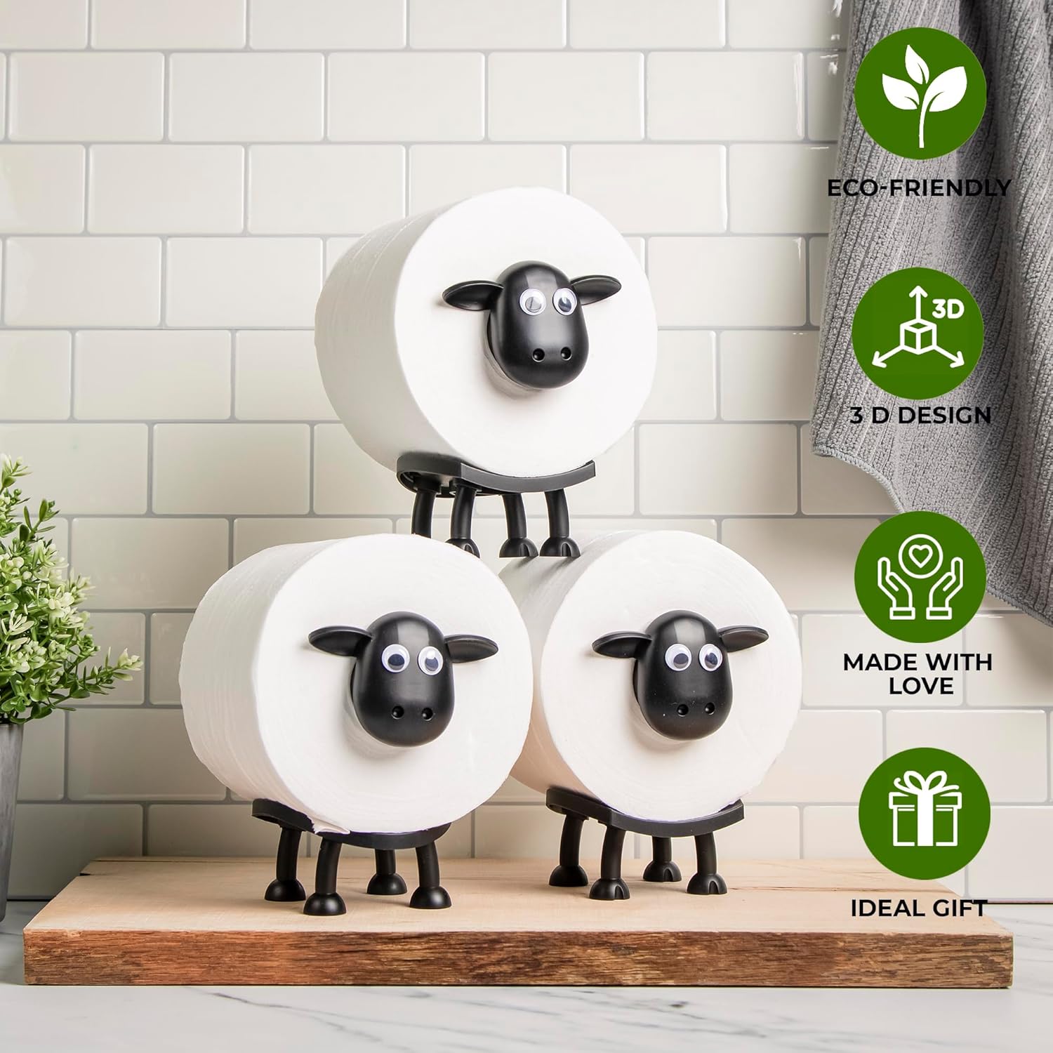 Sheep Toilet Roll Holder