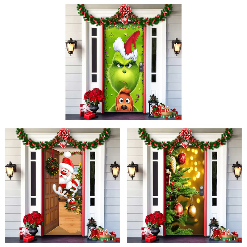 SantaEntry - Quick-Fit Christmas Door Magic Transformation