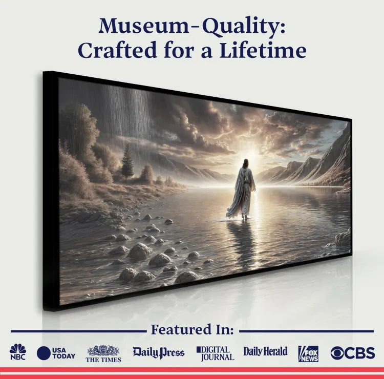 FaithfulSteps – Walking on Water Wall Art