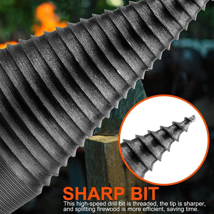 TimberBite – Hex Shank Drill for Firewood