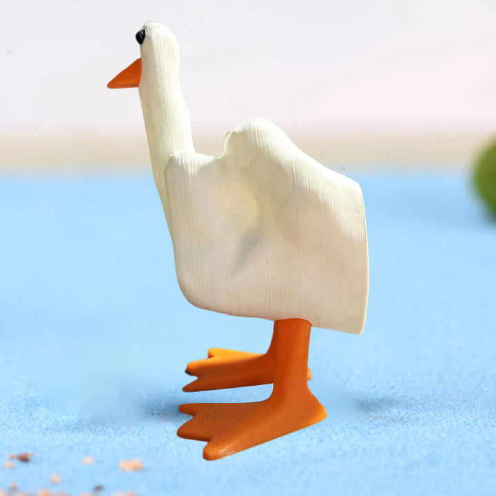 QuackOff – Middle Finger Duck Ornament
