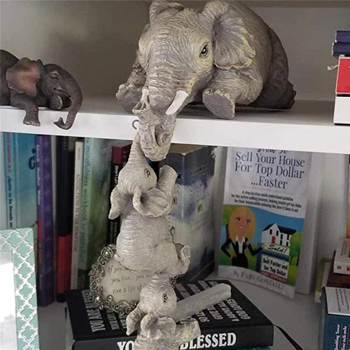 TrunkCharm – Handcrafted Elephant Sitter Decor