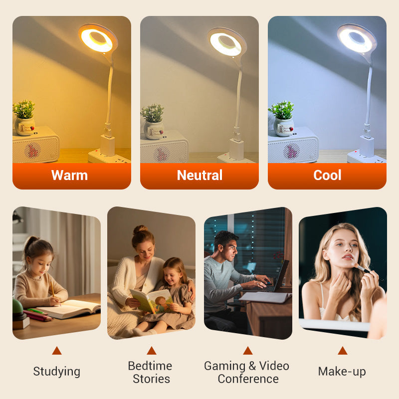 SmartBeam – Voice-Activated LED Desk Lamp