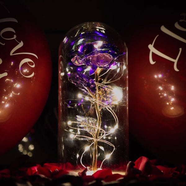 EternaBloom – Enchanted Sparkly Rose Gift