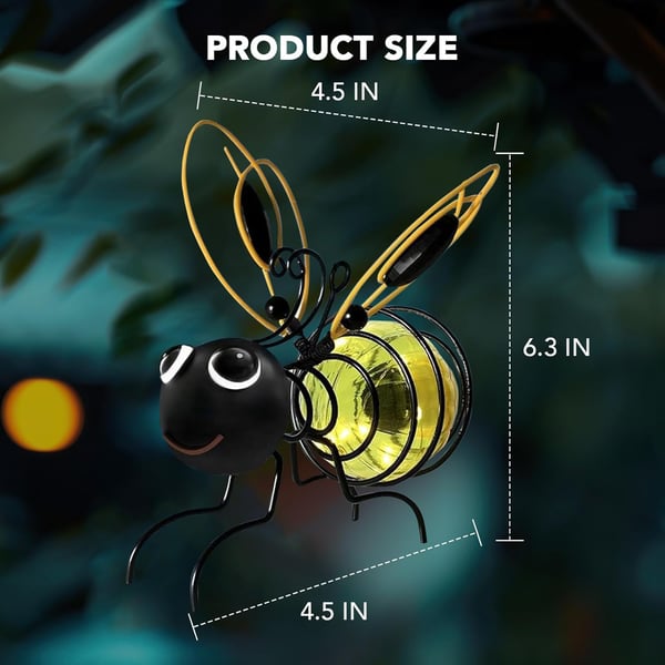 SolarBuzz – Adorable Bee Shaped Outdoor Hanging Lights