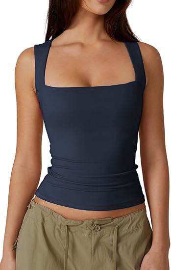 LayerLuxe - Women’s Flattering Square Neck Tank