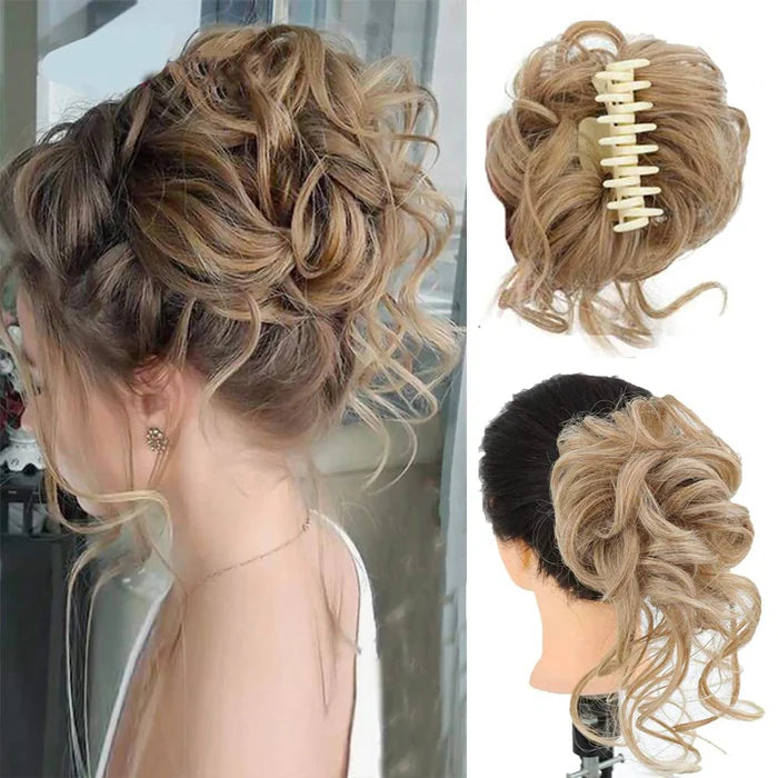 CurlGrip – Large Curly Bun Claw Clips