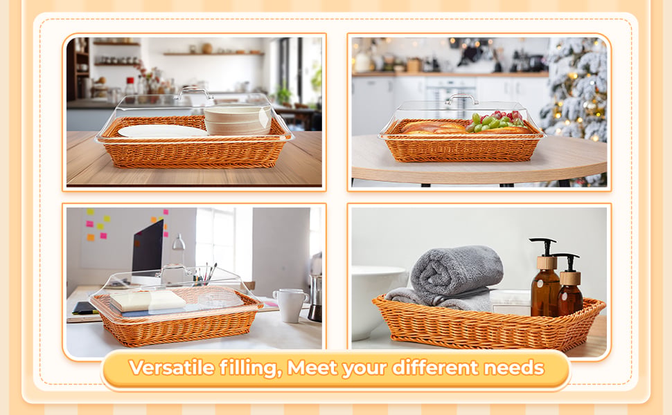WovenDelight – Handcrafted Bread Basket