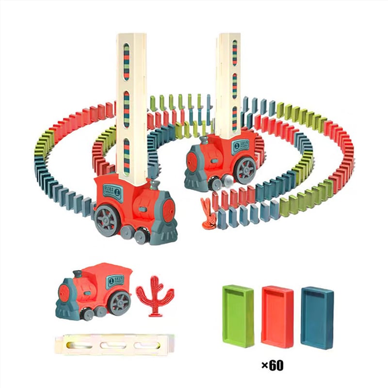 DominoDash – Automatic Chain Reaction Train