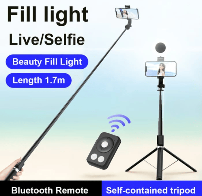 SnapMaster – Multifunction Bluetooth Selfie Stick