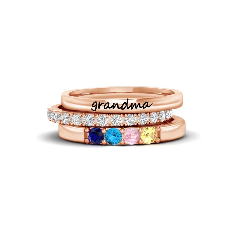 EternaGem – Custom Family Birthstone Ring