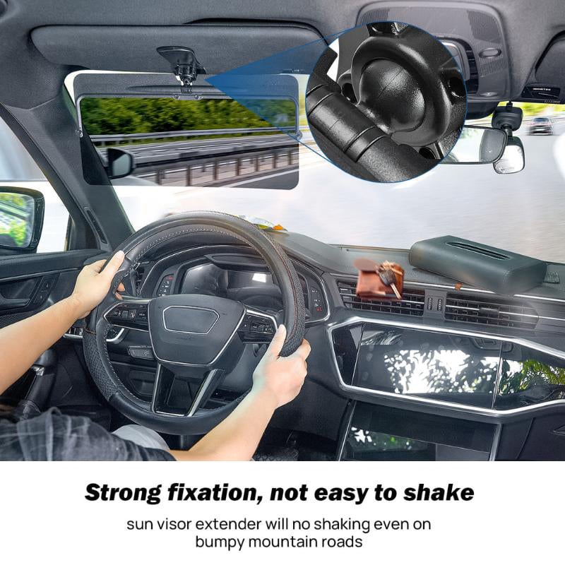 🚗LAST DAY 49% OFF🔥Universal Car Sun Visor With Polarized Glare Protection