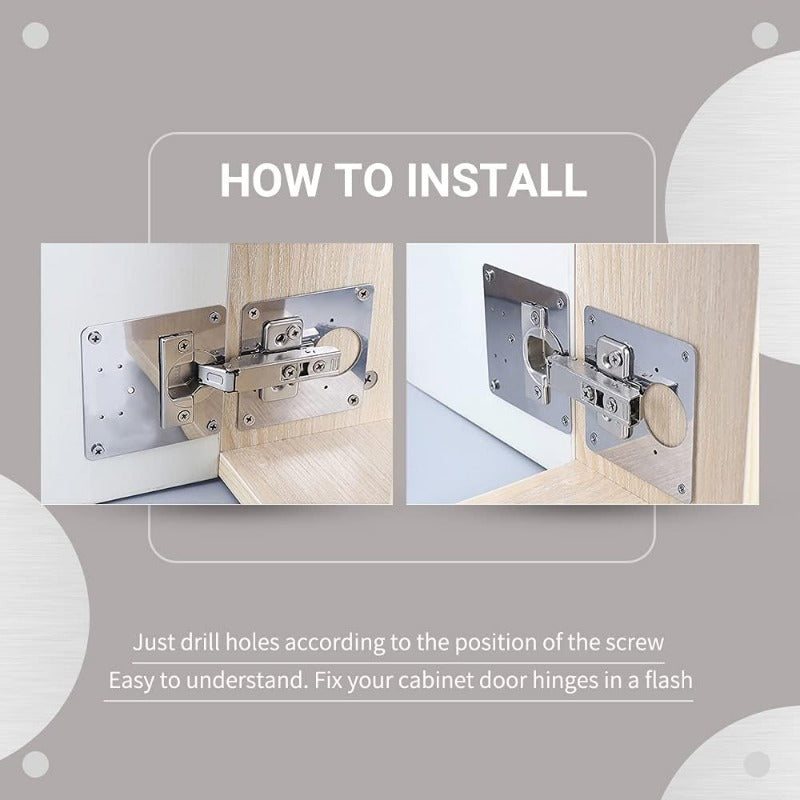 HingeHero - 304 Steel Plate for Wobbly Doors