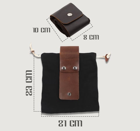FieldCarry – Durable Leather Canvas Gear Pouch